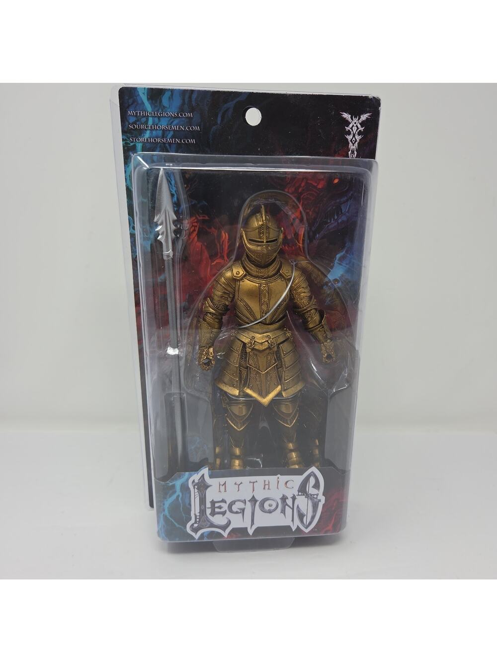 Four Horsemen Mythic Legions Gold Knight II 2 Legion Builder Action Figure NEW
